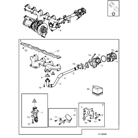 EGR valve - 22574810
