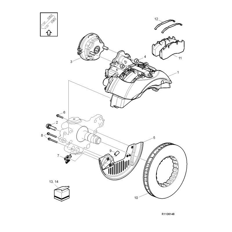 brake chamber - 21403469