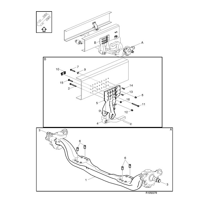 axle member - 21521277