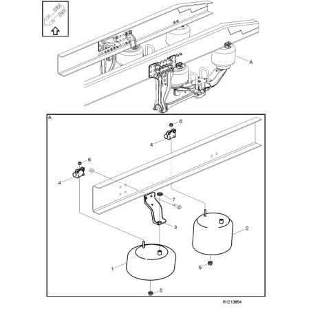 air spring - 22058737