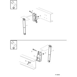 shock absorber - Shock absorbers (front axle) (verify spec, catalog ref 21172373)