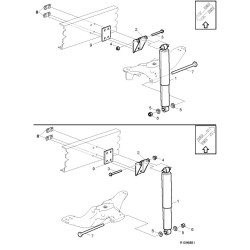 shock absorber - Shock absorbers (rear axle) (verify spec, catalog ref 20399048)
