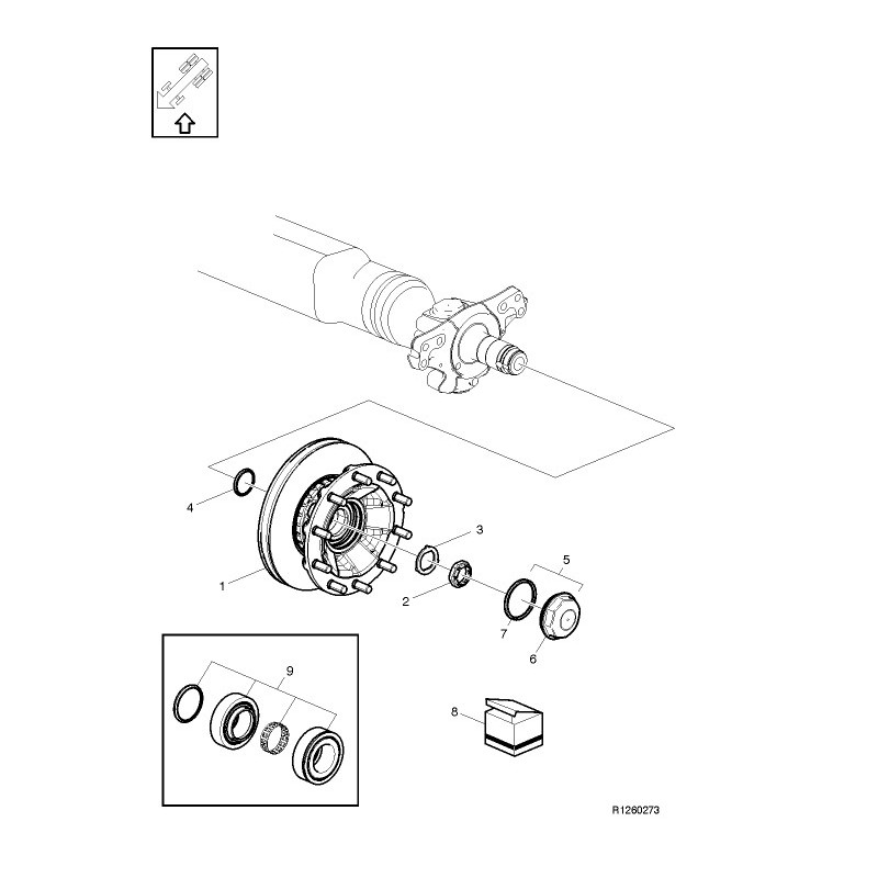 hub kit - 85111790