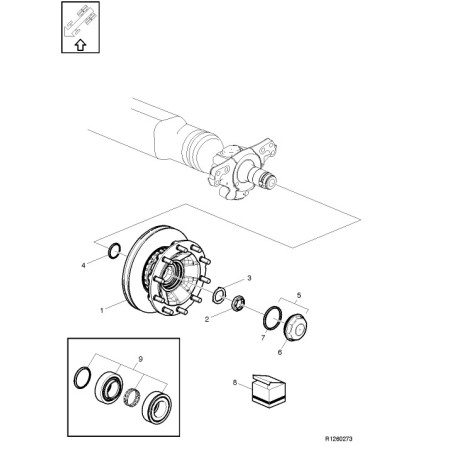 hub kit - 85111790